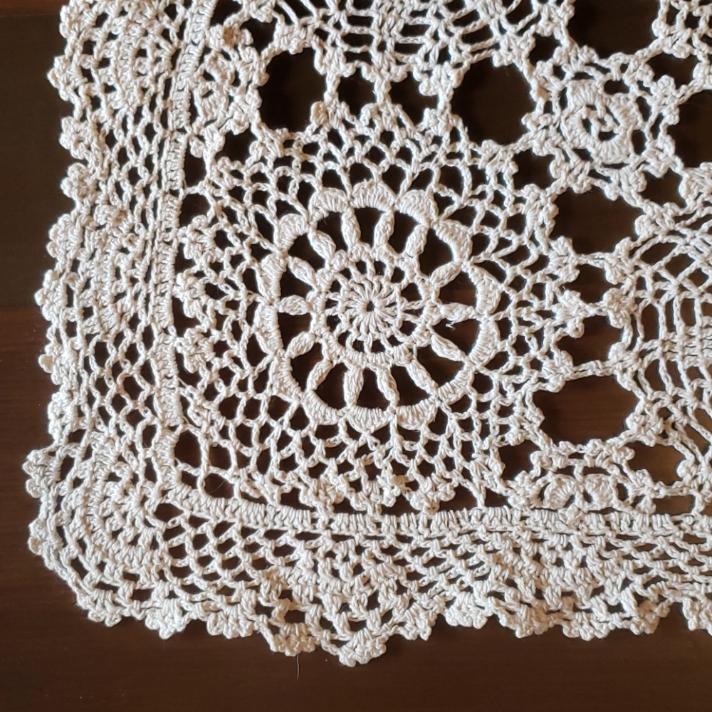 Hand Crocheted Doily - Picture 4 of 8
